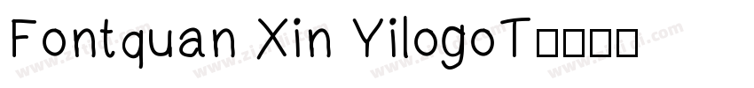Fontquan Xin YilogoT字体转换